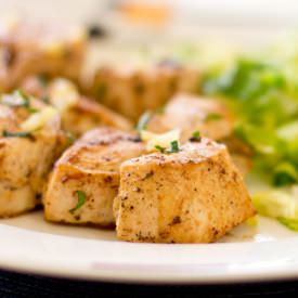 Peppered Lemon Chicken Bites