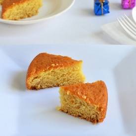 Eggless Sponge Cake