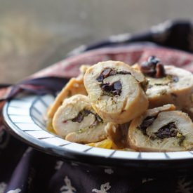 Spanish Chicken Rolls with Olives
