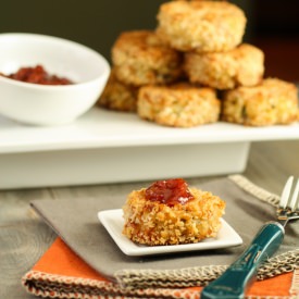 Fontina Chive Risotto Cakes