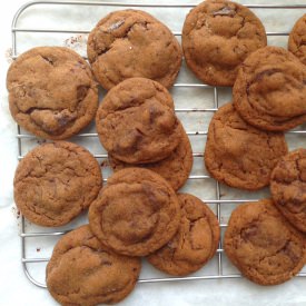 Chewy Chocolate Gingerbread Cookies