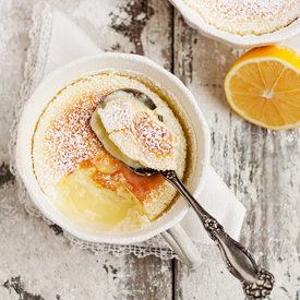 Warm Lemon Pudding Cake
