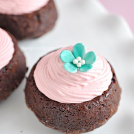 Pink Velvet Brownie Bowls