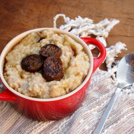 Apple & Veggie Sausage Oatmeal