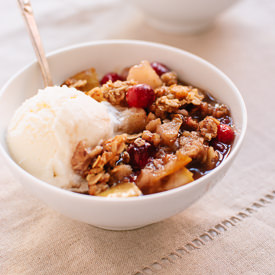 Pear Cranberry Crisp