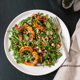 Delicata and Pomegranate Salad
