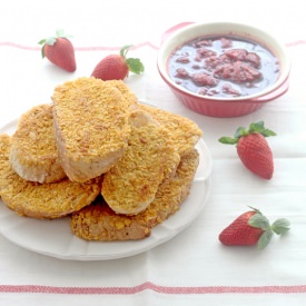 Cornflakes Crusted French Toast
