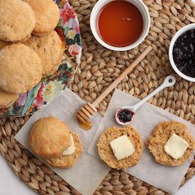 Sweet Potato-Honey Biscuits