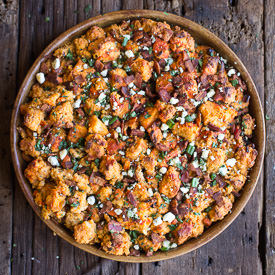 Buffalo Beer Bread Stuffing