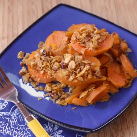 Butter Pecan Maple Sweet Potatoes