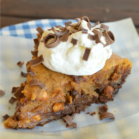 Triple Chip Blondie Pumpkin Pie