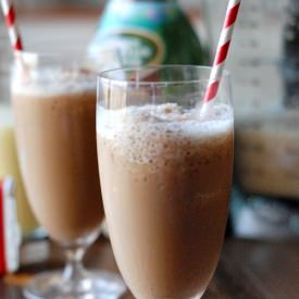 Eggnog Iced Mocha Latte