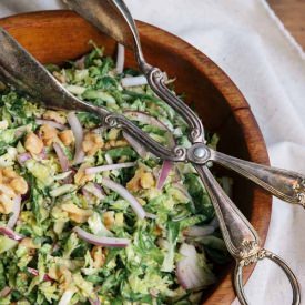 Shaved Brussels Sprout Salad