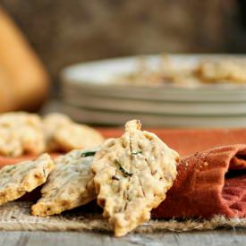Herb & Walnut Pie Crust Leaves