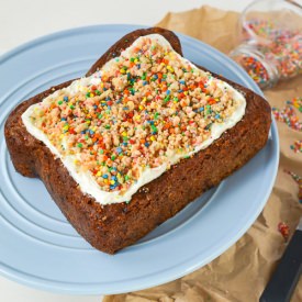 Vegan Fairy Bread Cheese Cake