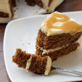 Maple-Gingerbread Layer Cake