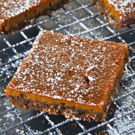 Gingerbread Pumpkin Bars