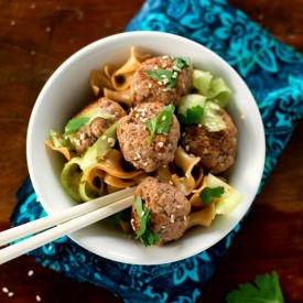 Asian Inspired Pork Meatballs