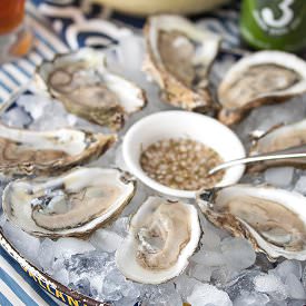 Oysters with Mignonette Sauce