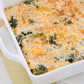 Broccoli Cheddar Rice Casserole