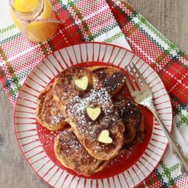 Vanilla Eggnog French Toast