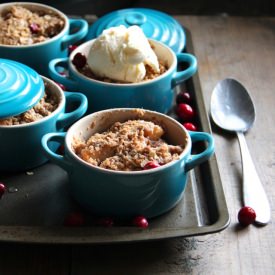 Pear & Cranberry Crisp