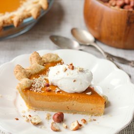 Dulce deLeche Hazelnut Pumpkin Pie
