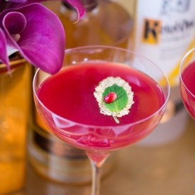 Gilded Holiday Martini