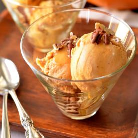 Pumpkin Maple Bourbon Ice Cream