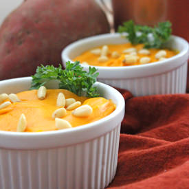 Yams with Ginger and Pine Nuts