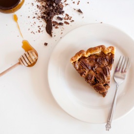 Malted Chocolate Pecan Pie