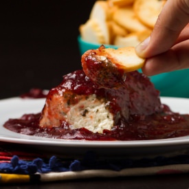 Cranberry Goat Cheese Bake