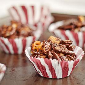 Easy Chocolate Covered Snack Mix