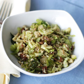 Paleo Bacon and Brussel Sprout Hash