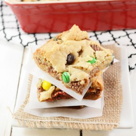 Candy Bar Cookie Bars