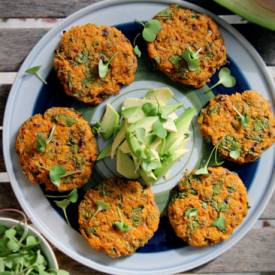 Baked Butternut Squash Latkes