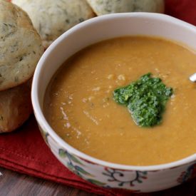 Pumpkin and White Bean Bisque