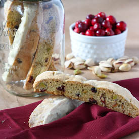 Cranberry Pistachio Biscotti