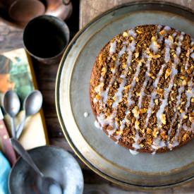 Wholewheat Pumpkin Walnut Cake