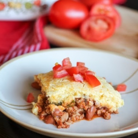 Chili Cornbread Bake