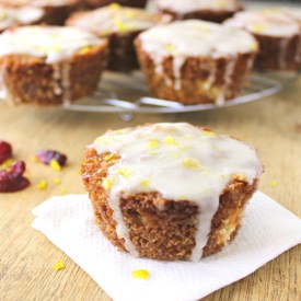 Orange Cranberry Swirl Muffins