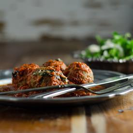 Pesto Polpette (Meatballs)