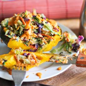 Stuffed Roasted Acorn Squash
