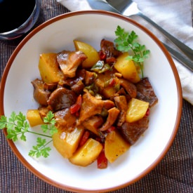 Wild Mushroom and Potato Stew