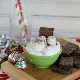 Chocolate Peppermint Dessert Dip