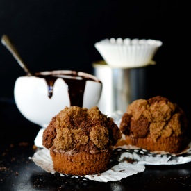 Double Truffle Gingerbread Cupcakes