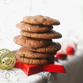 Chocolate Cranberry Hazelnut Cookie