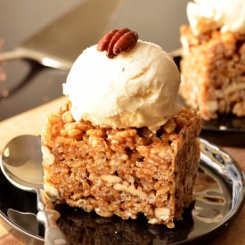 Pecan Pie Rice Krispie Treats