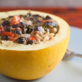 Cajun Stuffed Spaghetti Squash