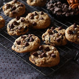 Chocolate, Cherry & Pecan Cookies